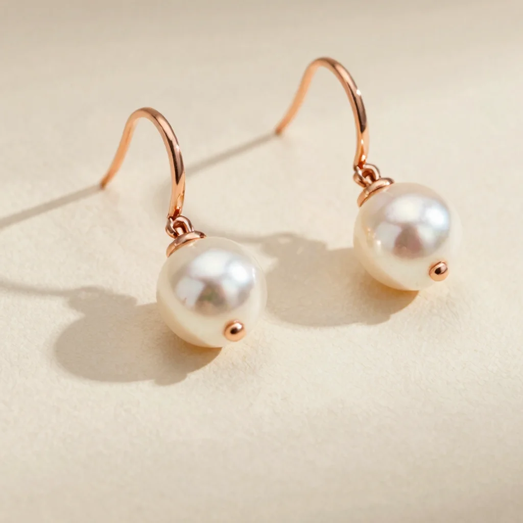 Celestial Pearl Drop Earrings